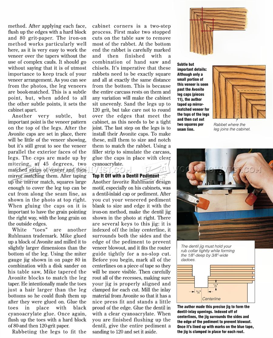 Ruhlmann Cabinet Plan