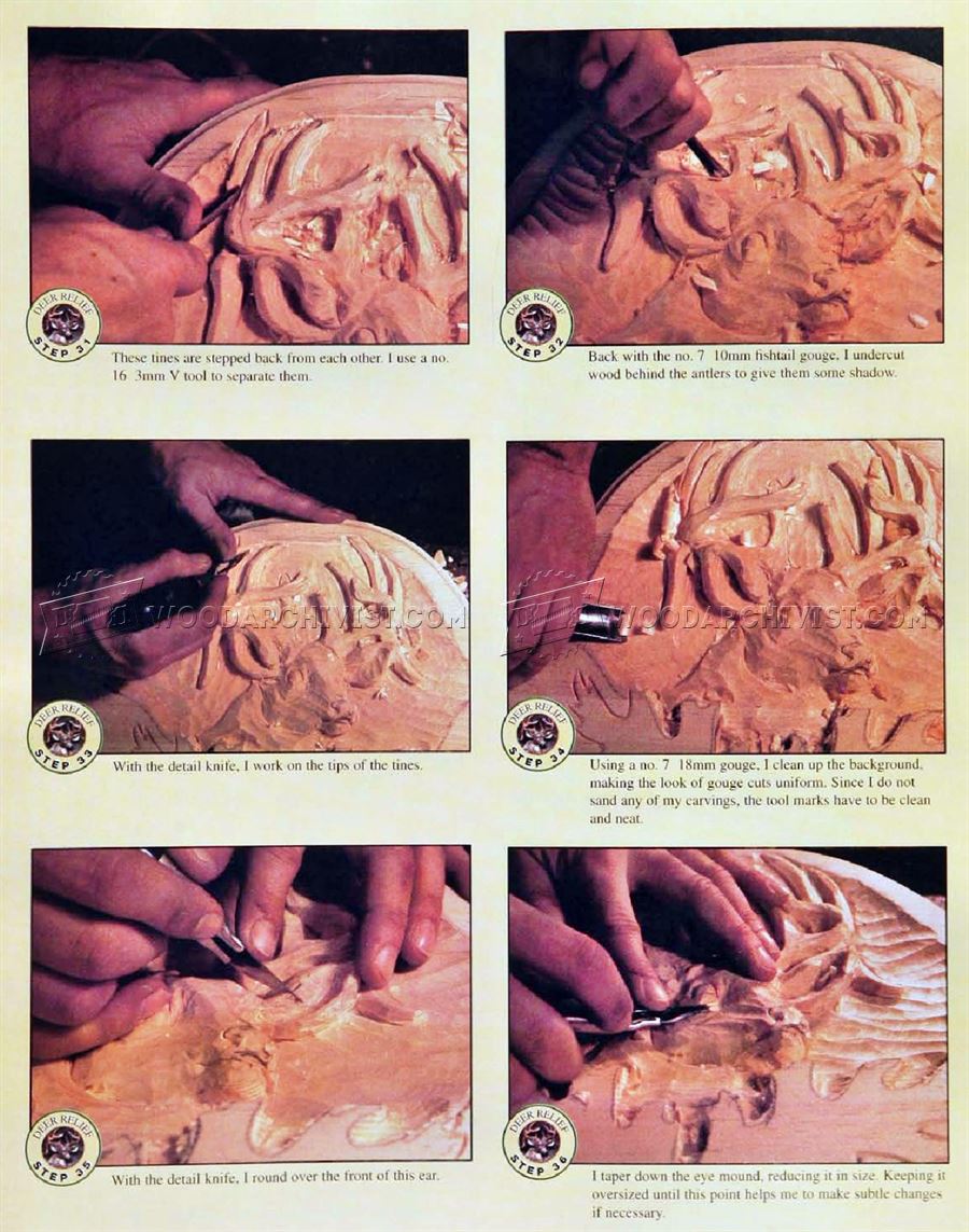 Relief Carving Coat Rack