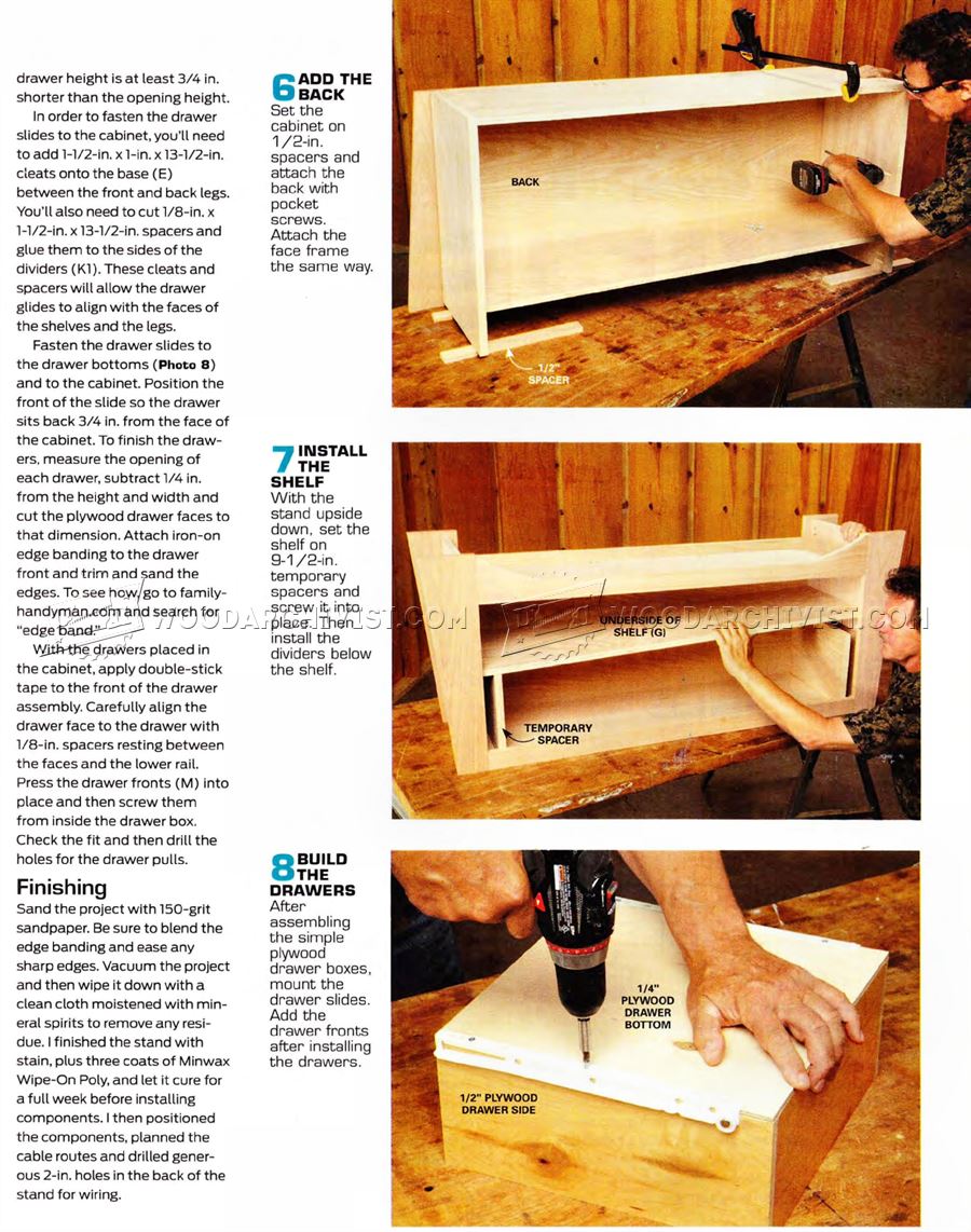 Just-Right TV Stand Plans
