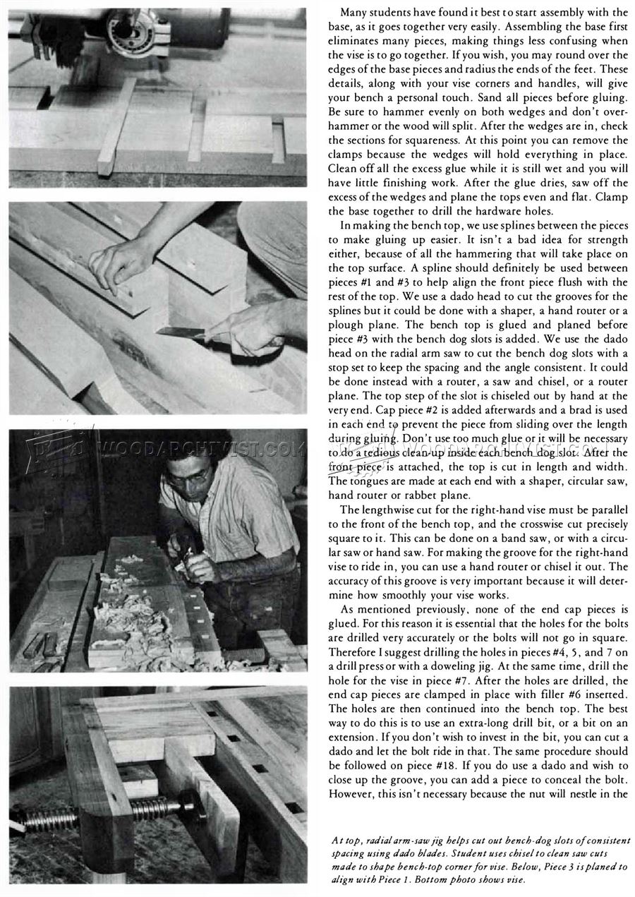 Workbench Plans