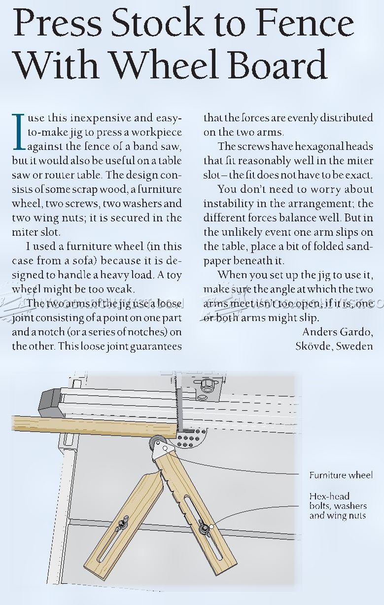 Band Saw Hold-In