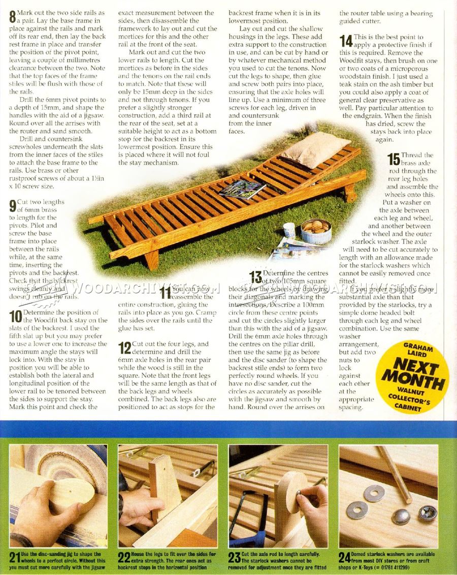 Sun Lounger Plans