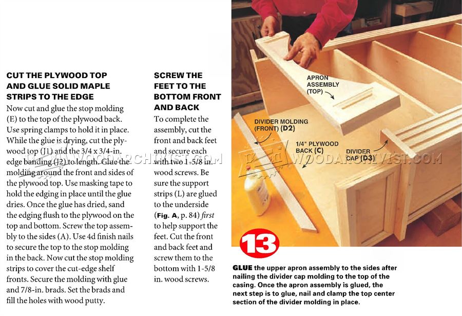 Traditional Bookcase Plans