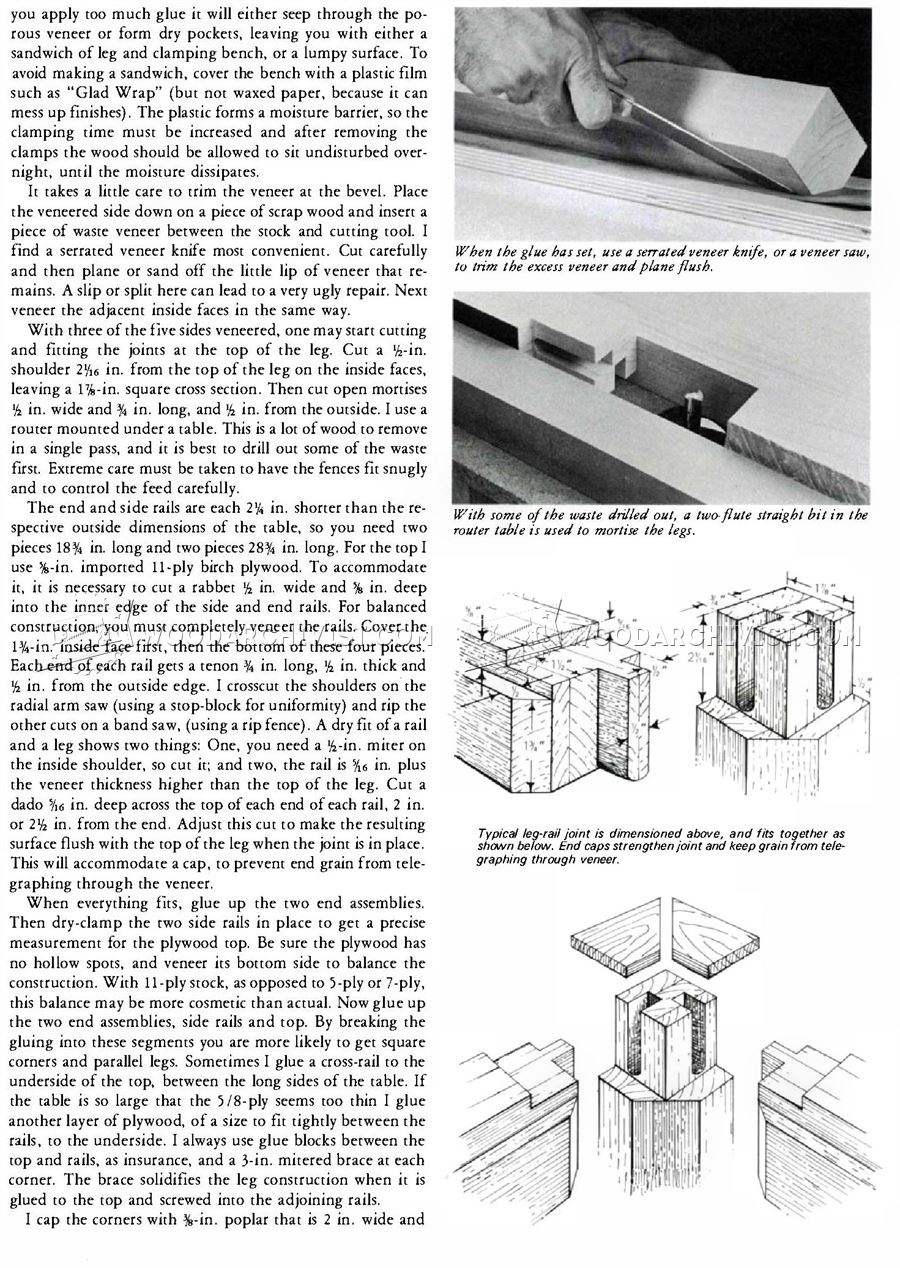 Parsons Table Plans