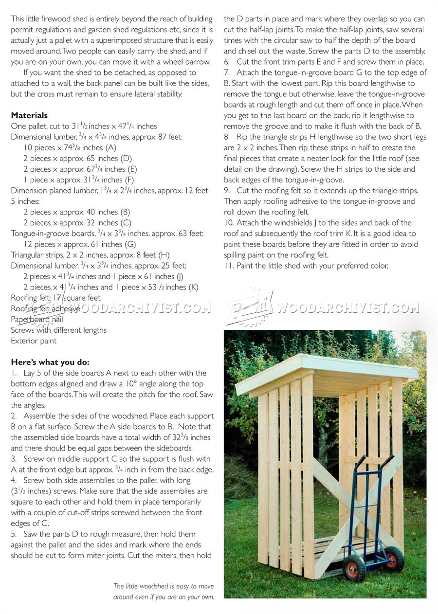 Woodshed Plans
