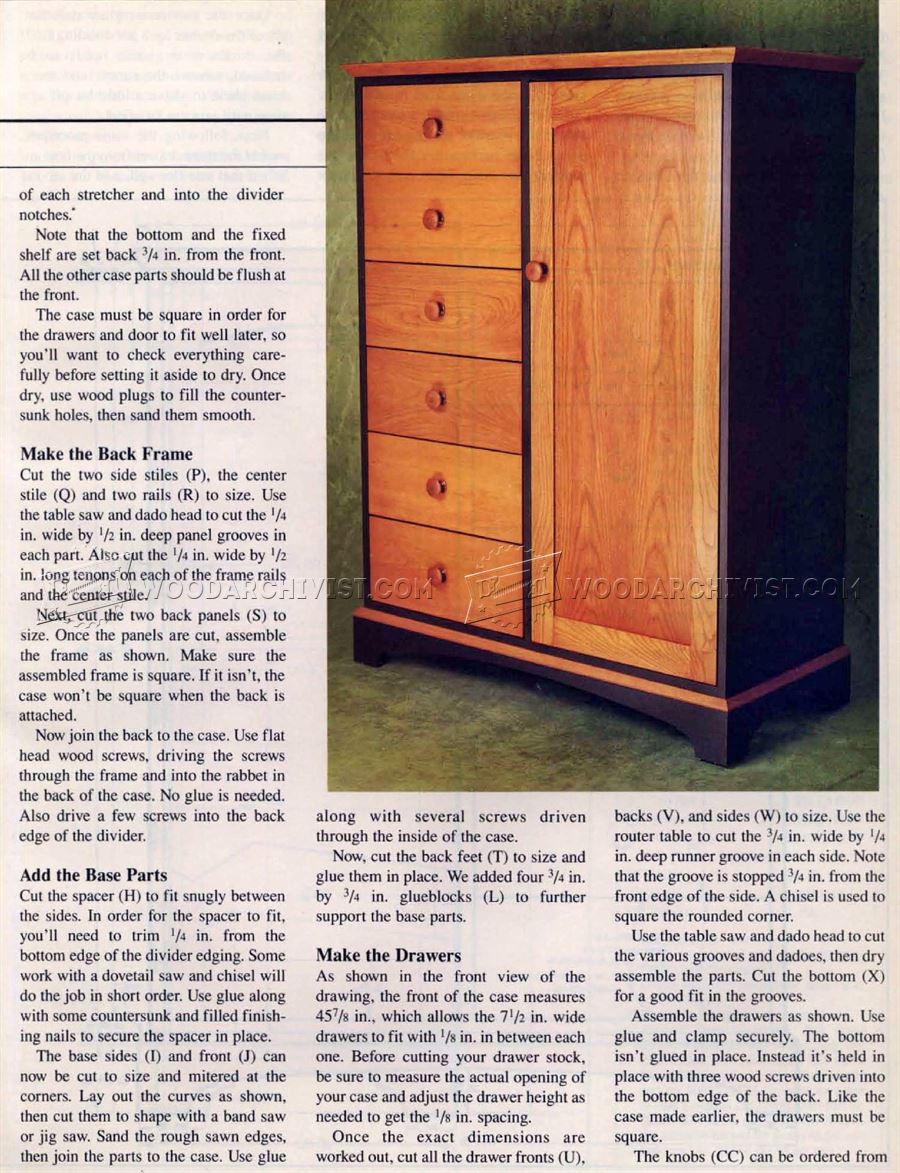 Cupboard Plans