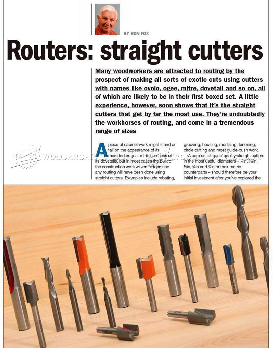 Straight Router Cutters