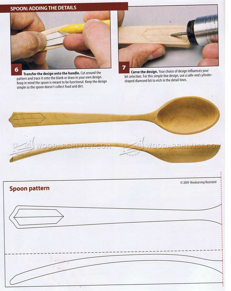 Printable Spoon Carving Templates Printable Blank World