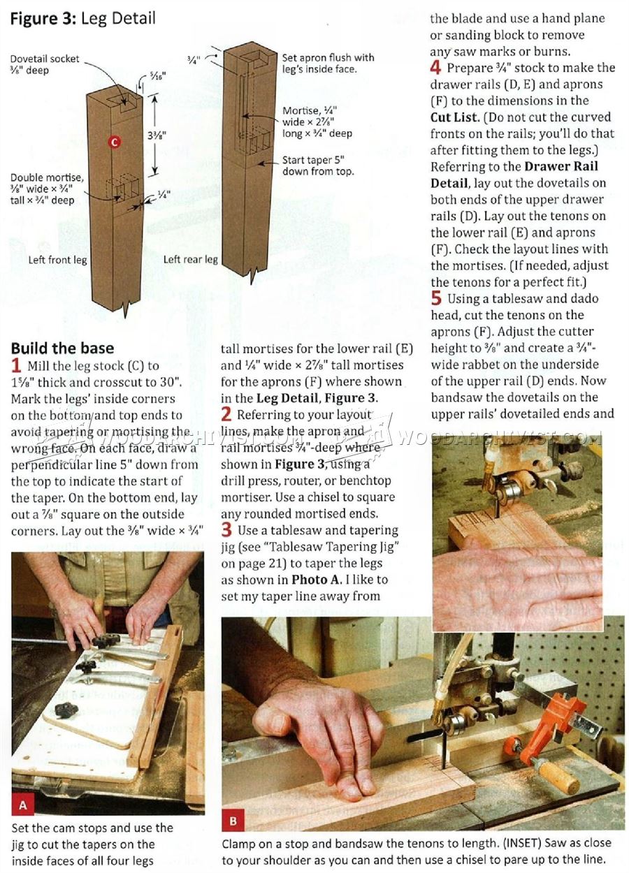 Pembroke Table Plans