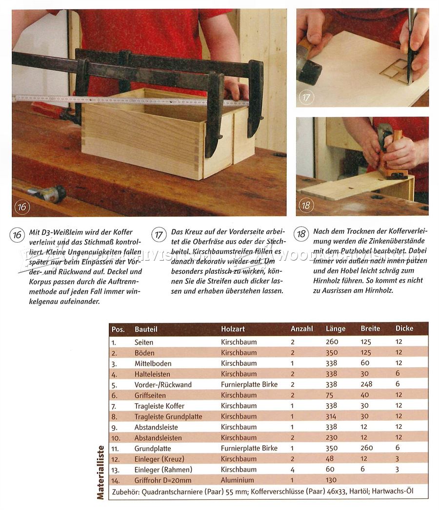 Wooden First Aid Box Plans