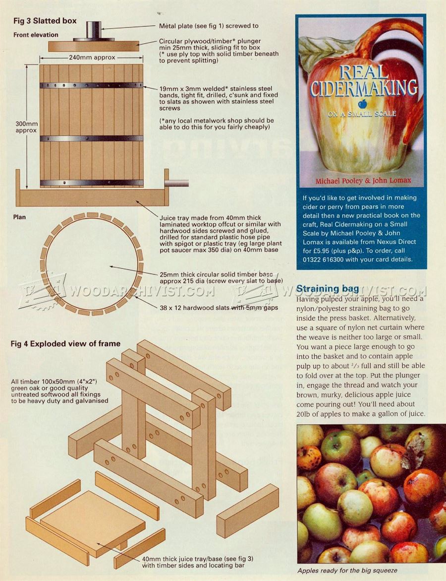 Cider Press Plans