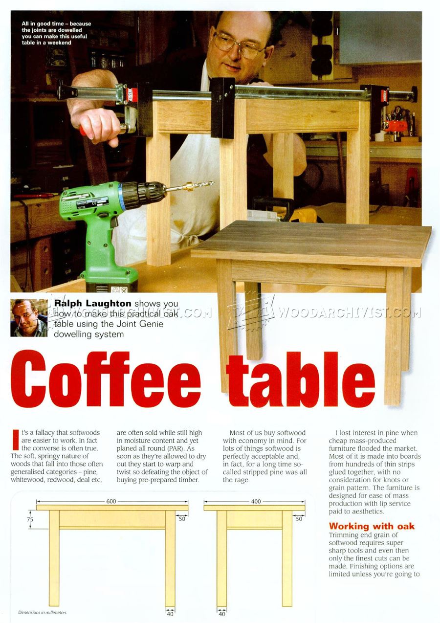 Coffee Table Plan