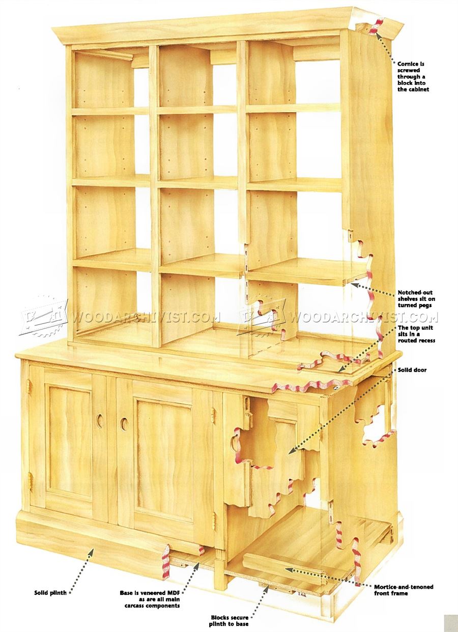 Oak Dresser Plans