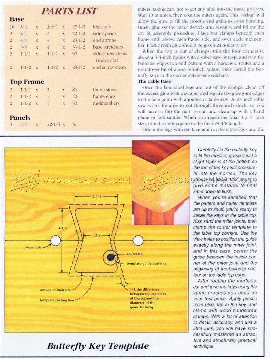 Coffee Table Plans