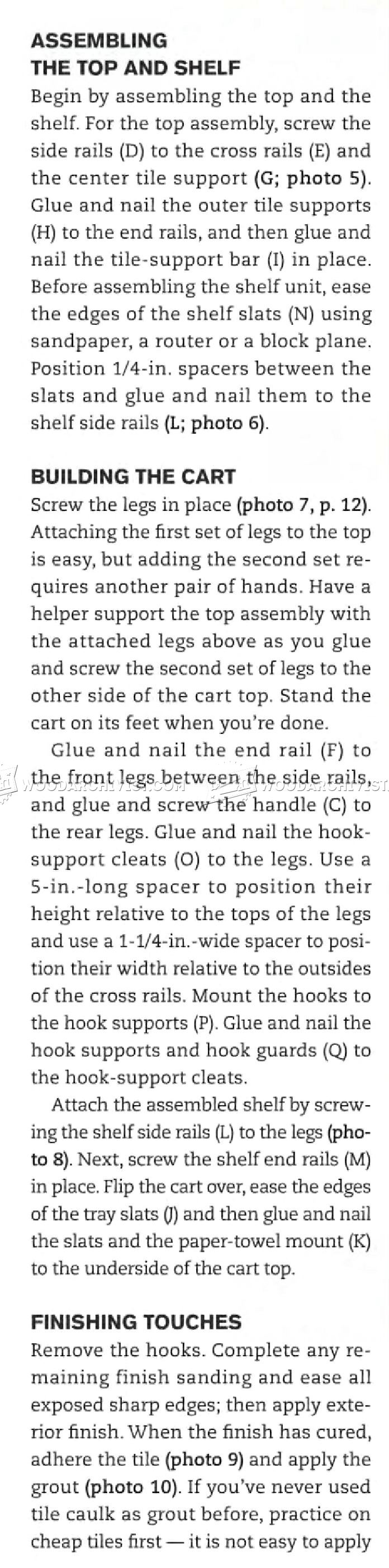 Grill Cart Plans