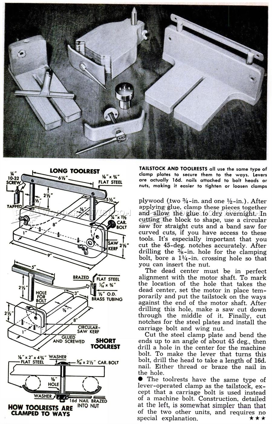 Homemade Wood Lathe