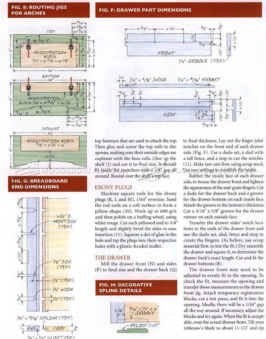 Nightstand Plans