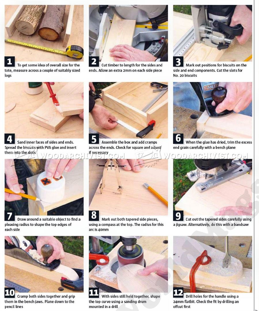 Log Tote Plans