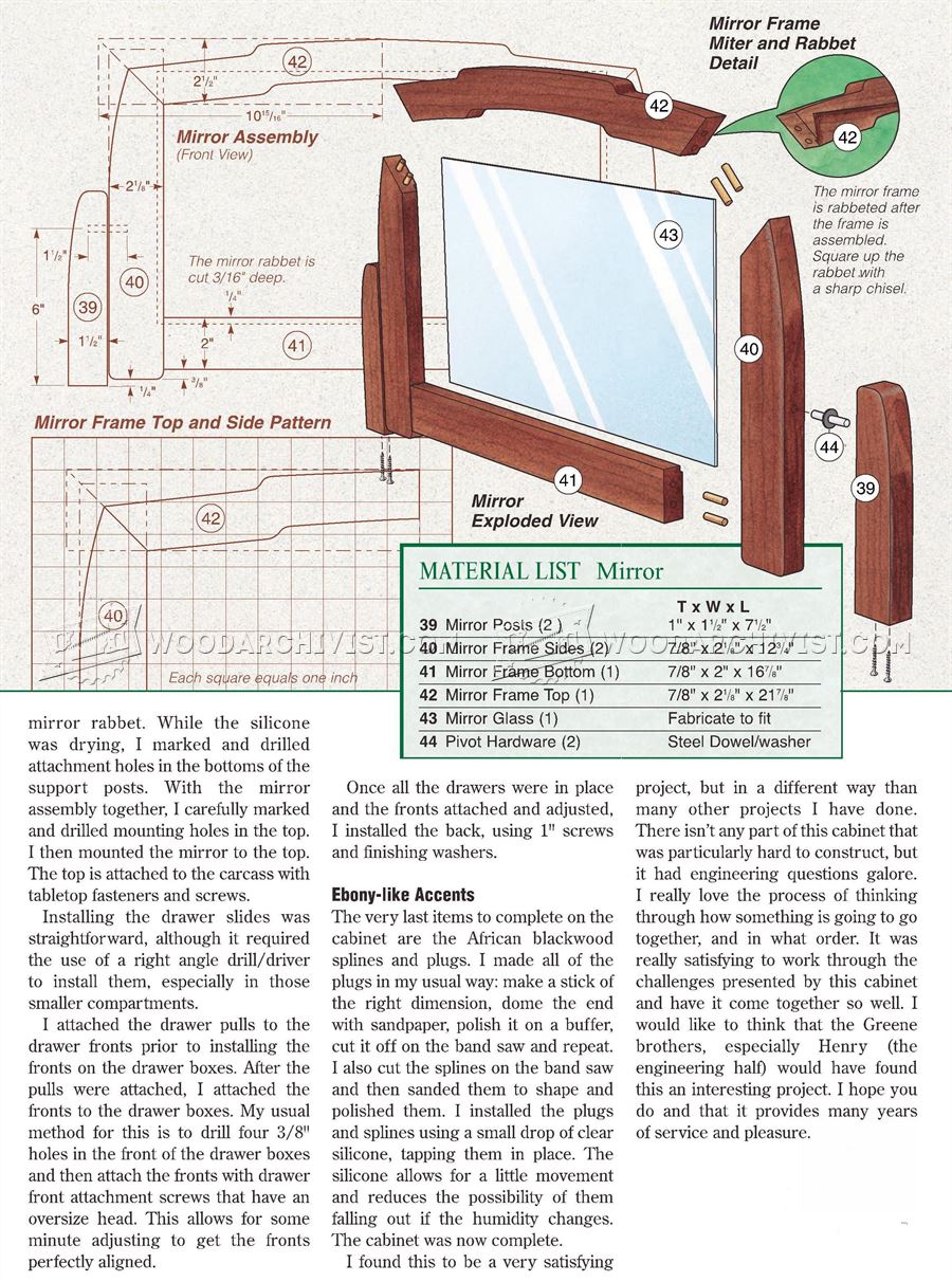 Dresser Plans