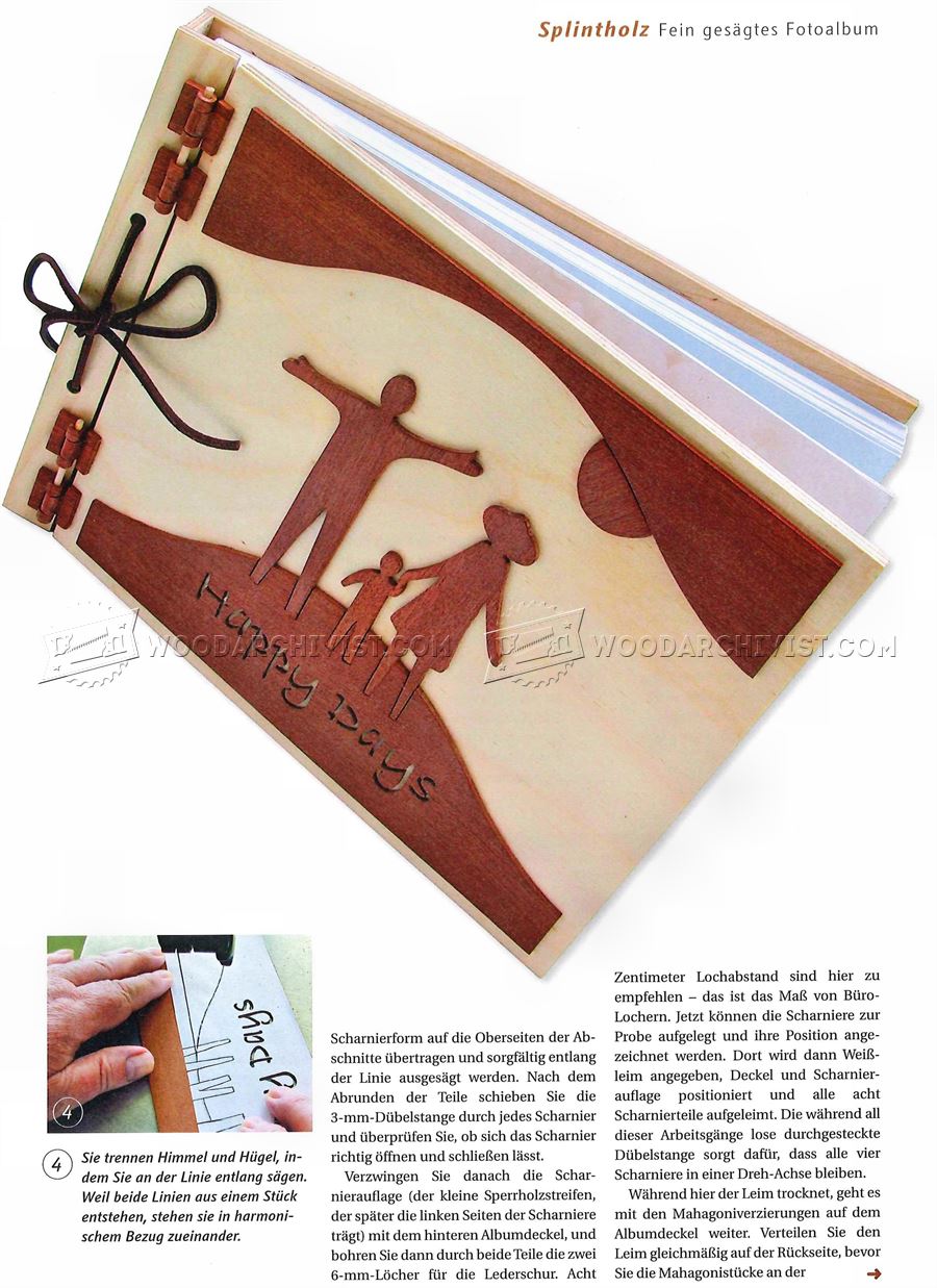 Making Wooden Photo Album