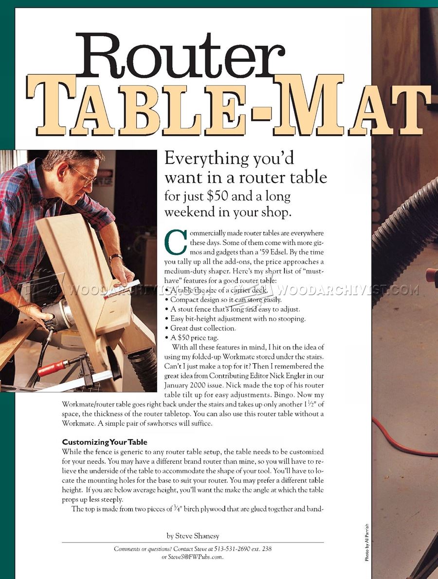 Build Router Table