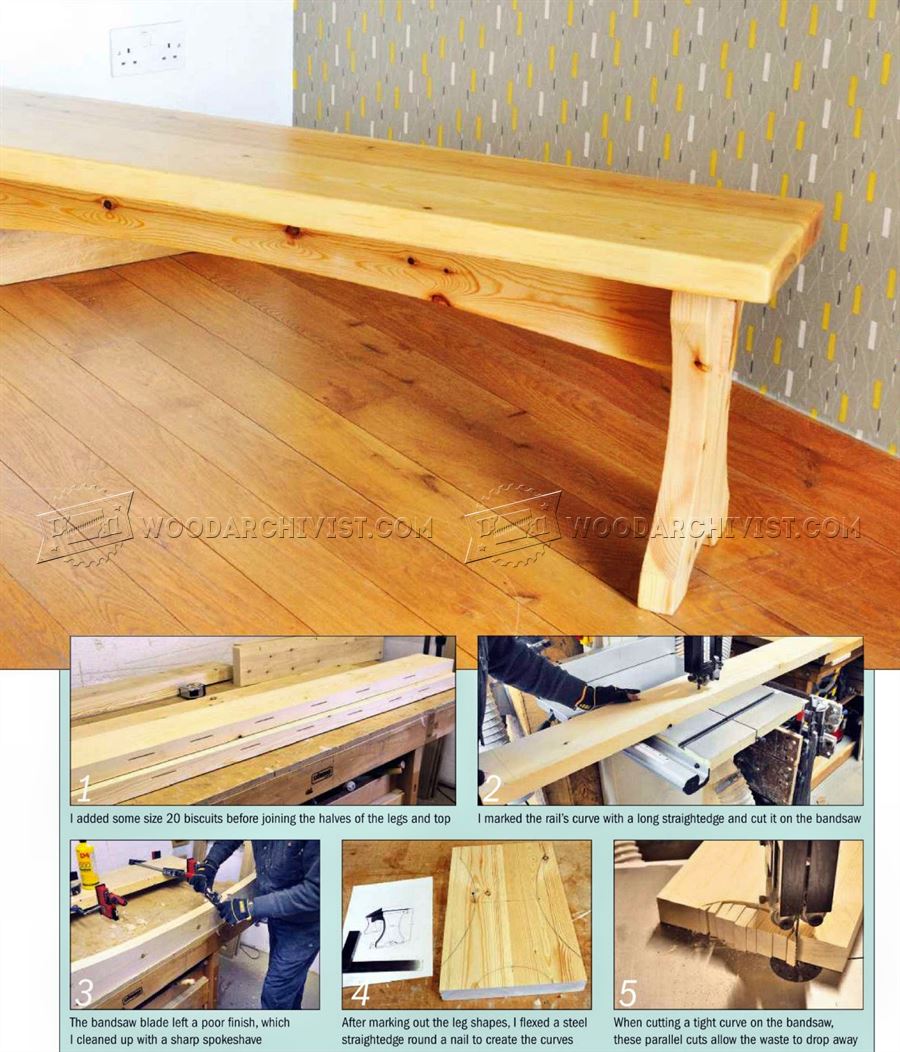 Softwood Bench Plans