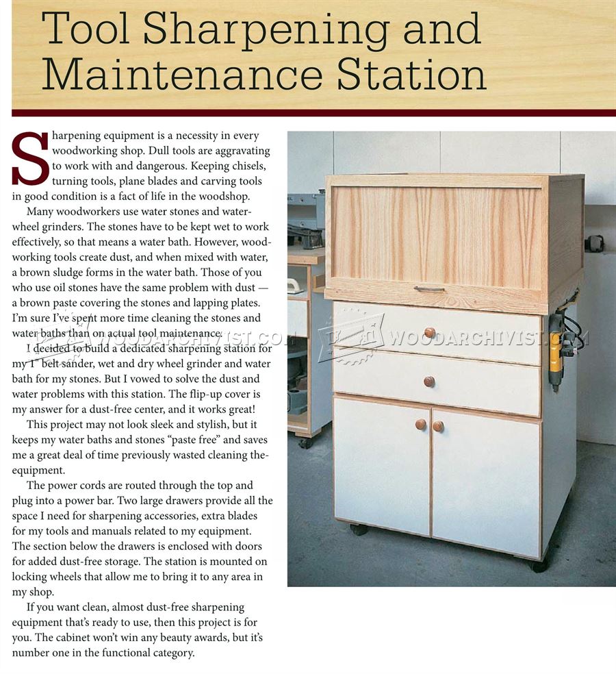 Sharpening Station Plans