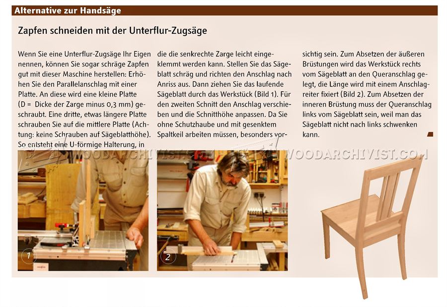 Dining Chair Plans