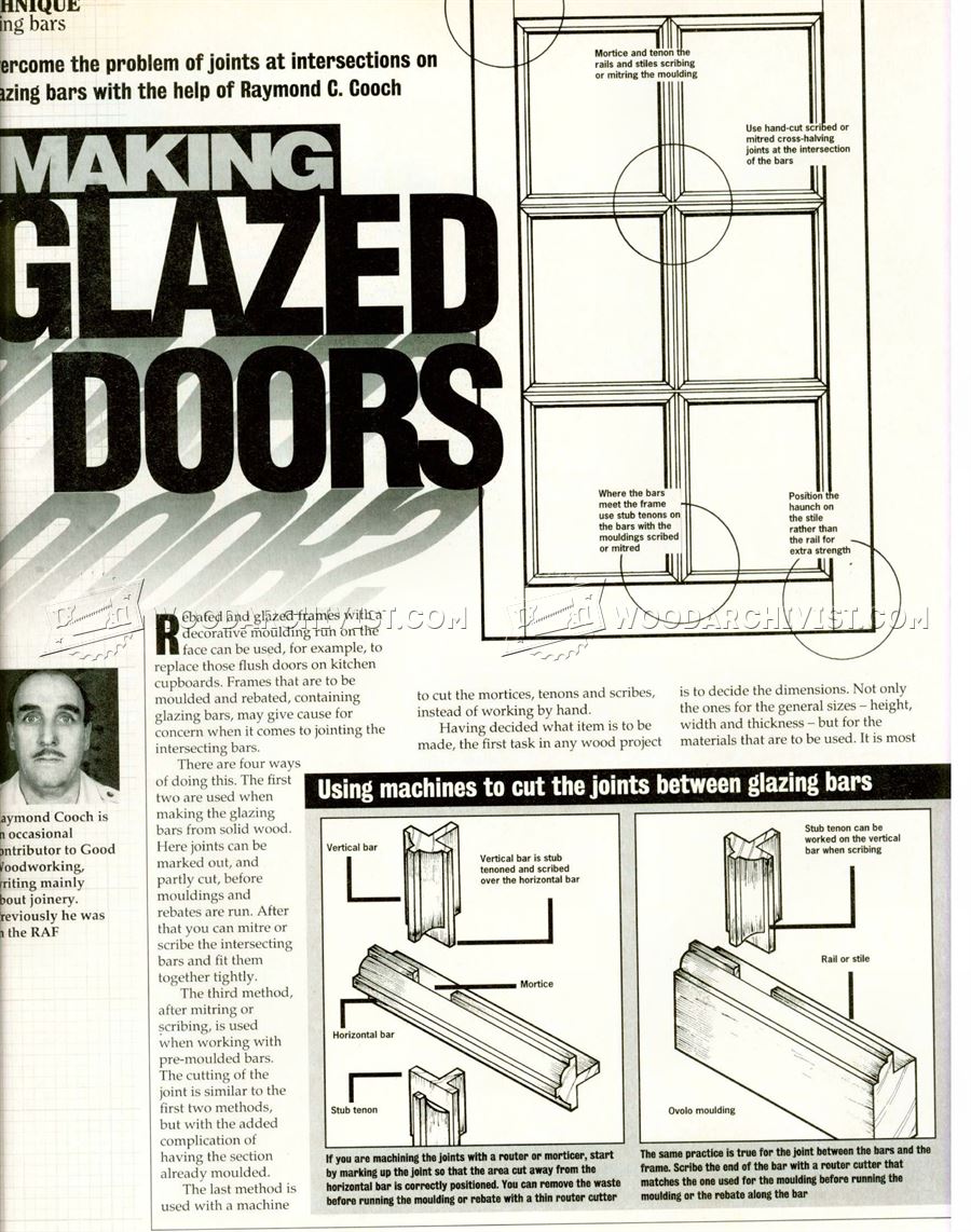 Making Glazed Doors