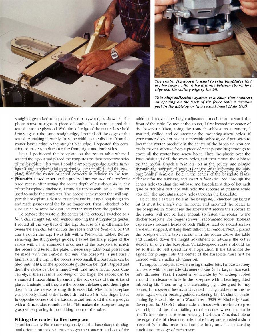 Building Router Table