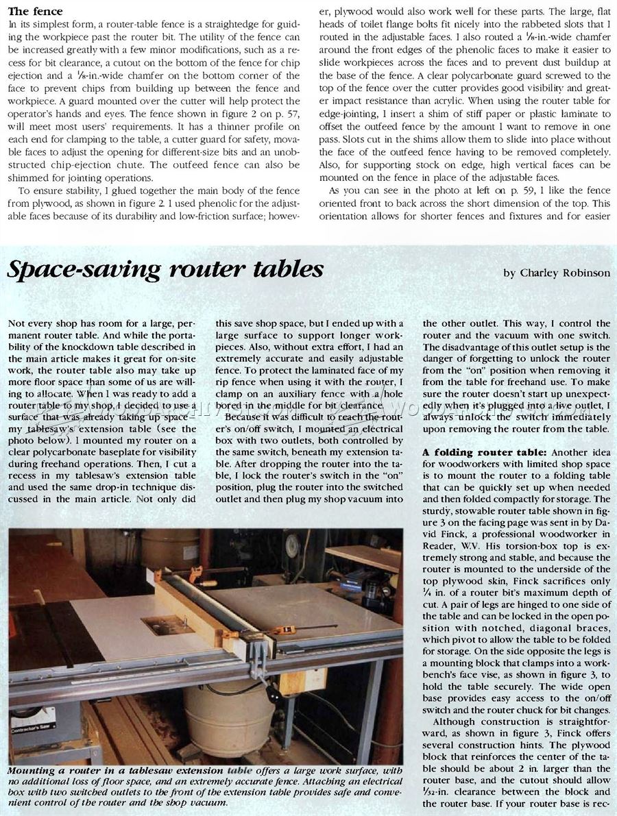 Building Router Table