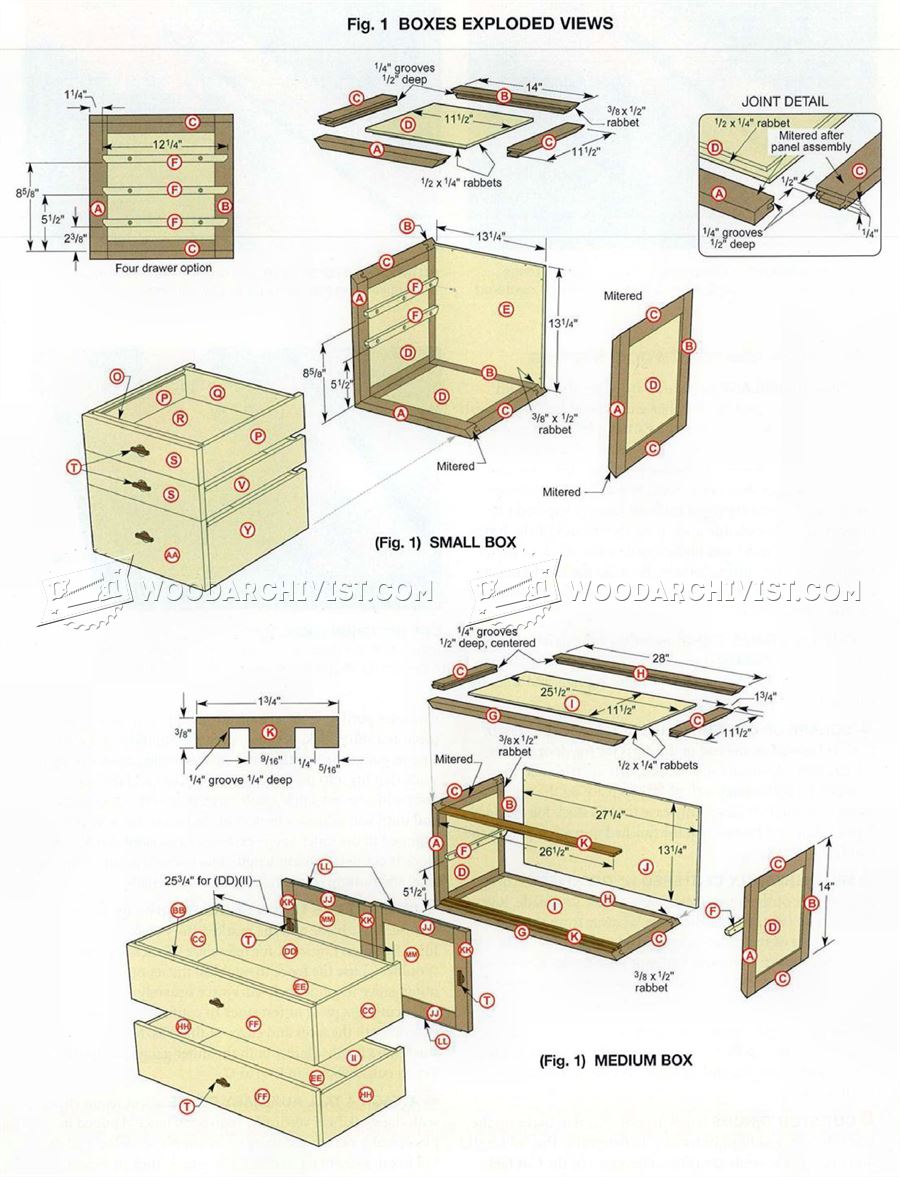 1725 Step Tansu Plans - Furniture Plans and Projects