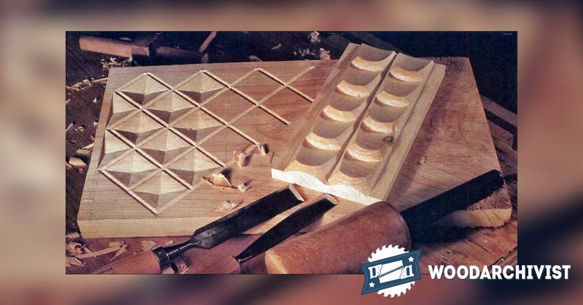 Chip Carving Furniture • WoodArchivist