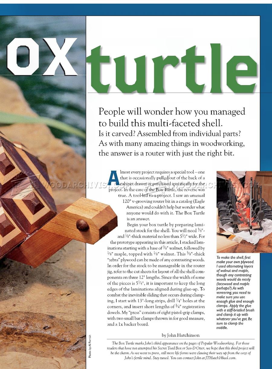 Turtule Box Plans