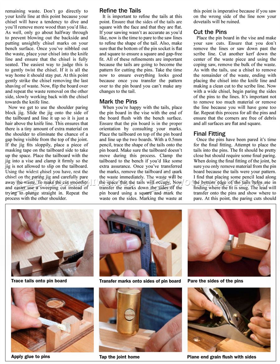 Hand Cut Dovetails