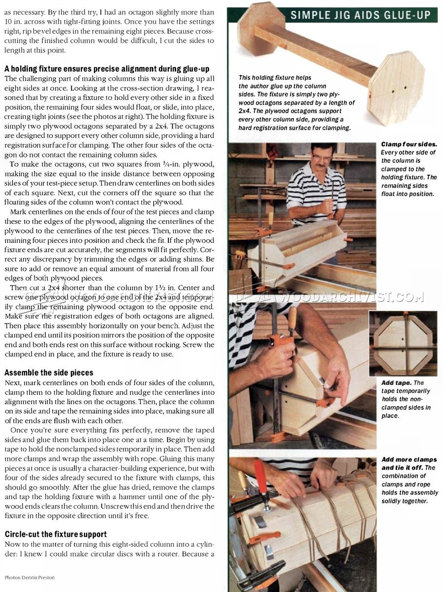 Router Cut Columns