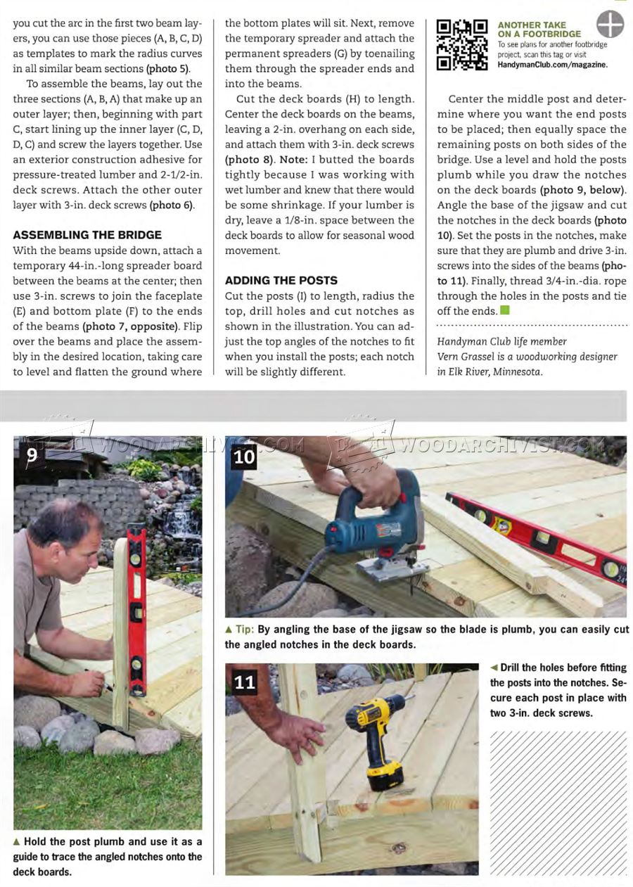 Backyard Bridge Plans