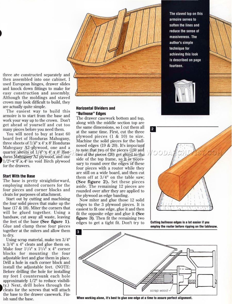 Classic Armoire Plans