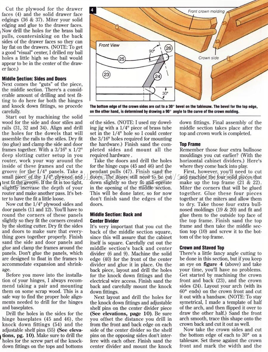 Classic Armoire Plans