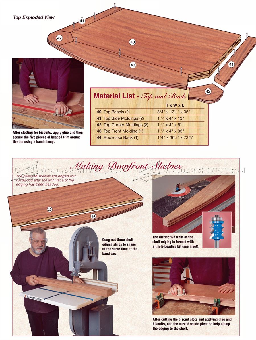 Bookcase Plans