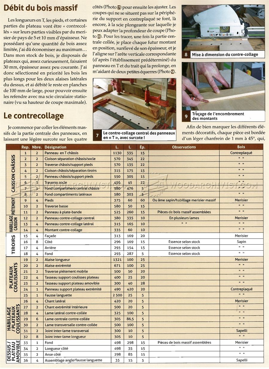Coffee Table Plans