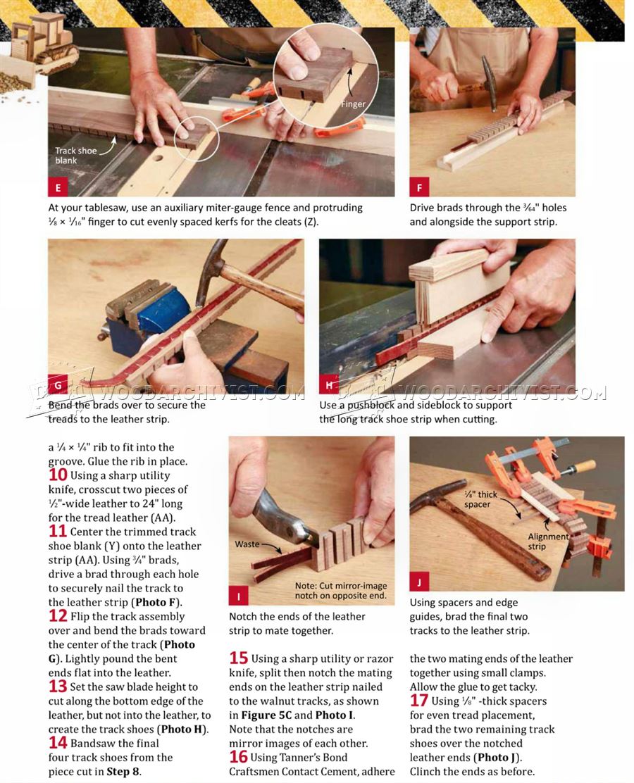 Wooden Toy Bulldozer Plans