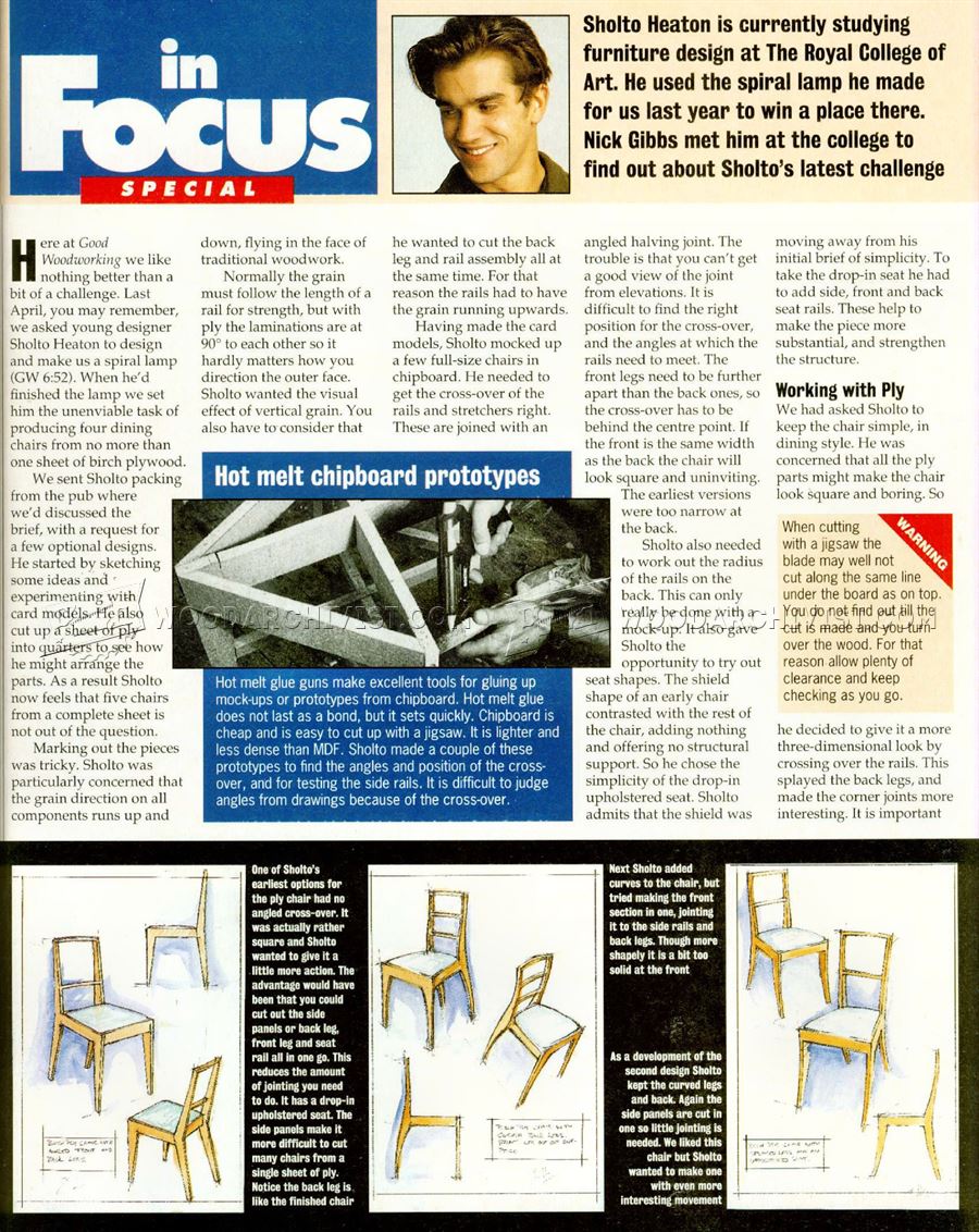 Plywood Chair Plans