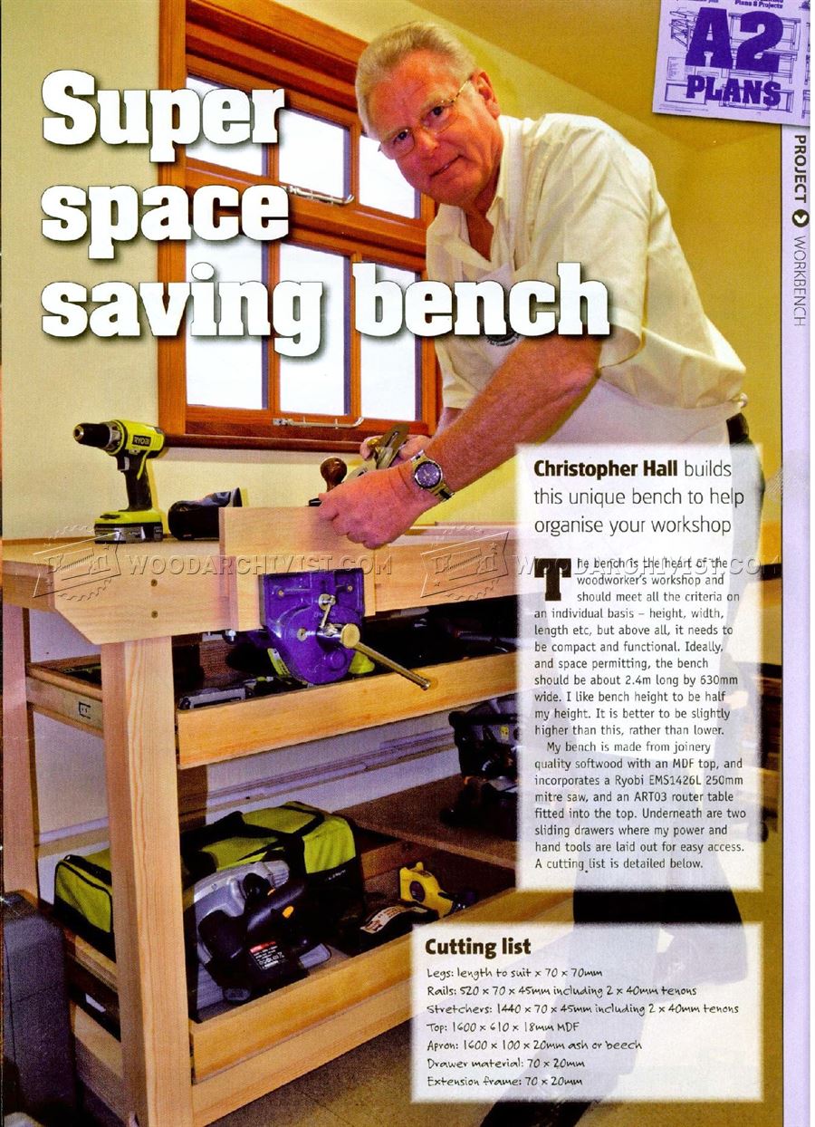 Space Saning Workbench Plans