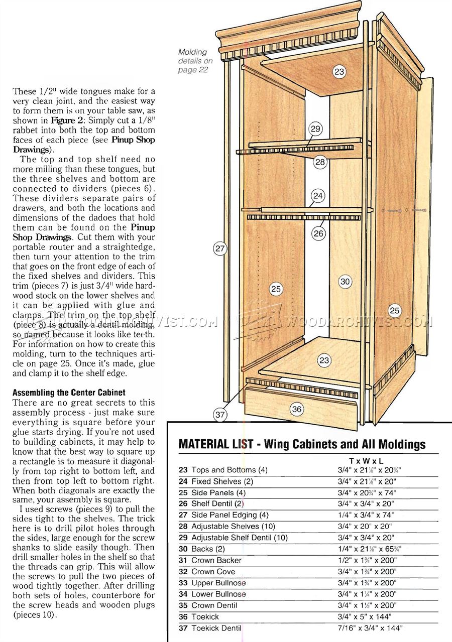 Entertainment Center Plans