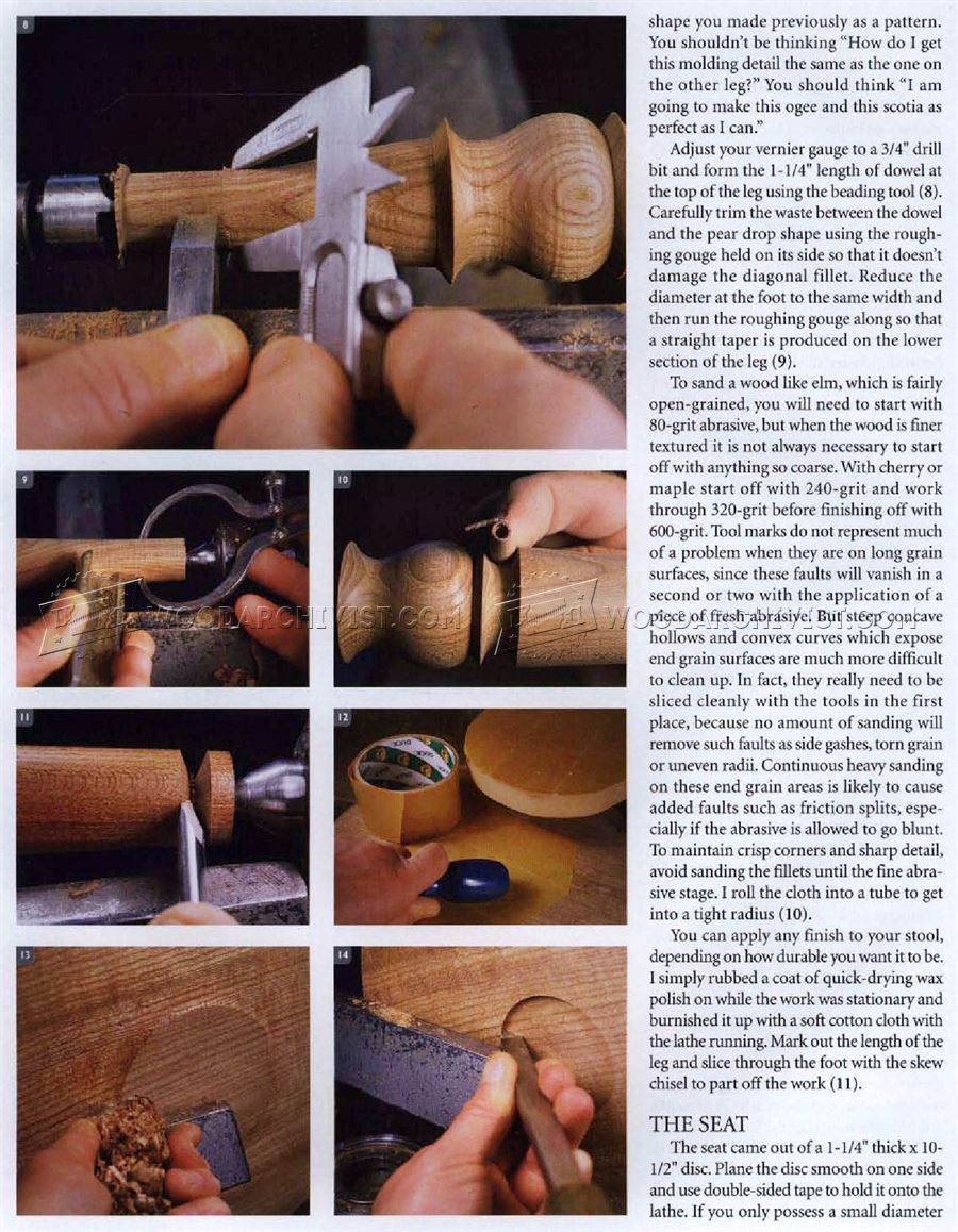 Woodturning Stool