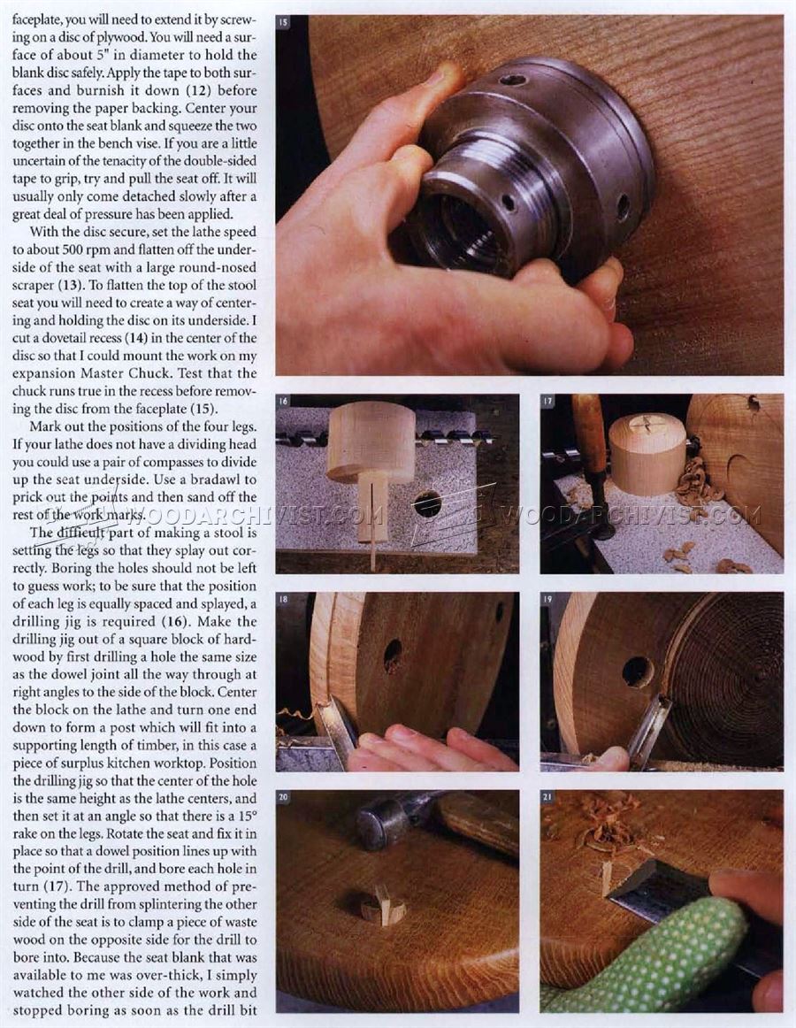 Woodturning Stool