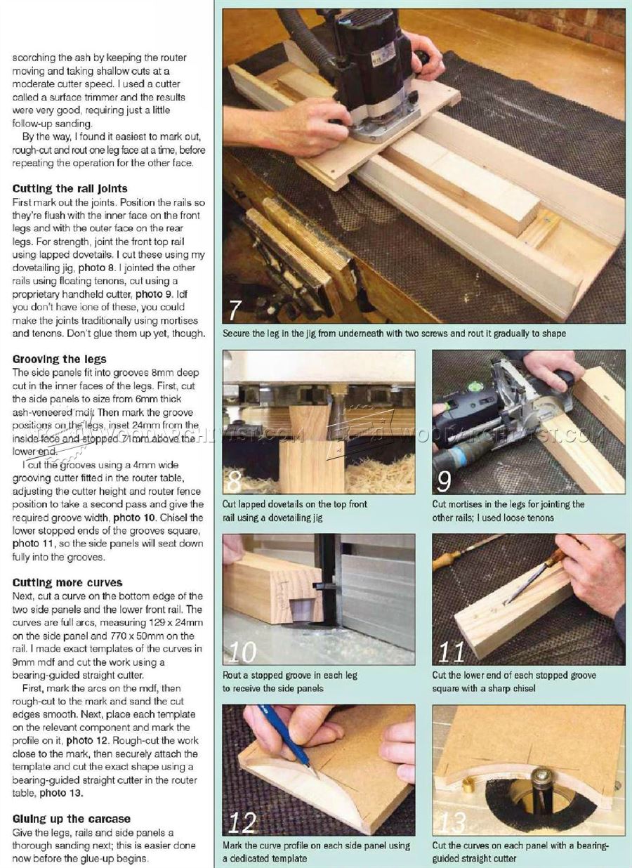 Curvy Bookcase Plans