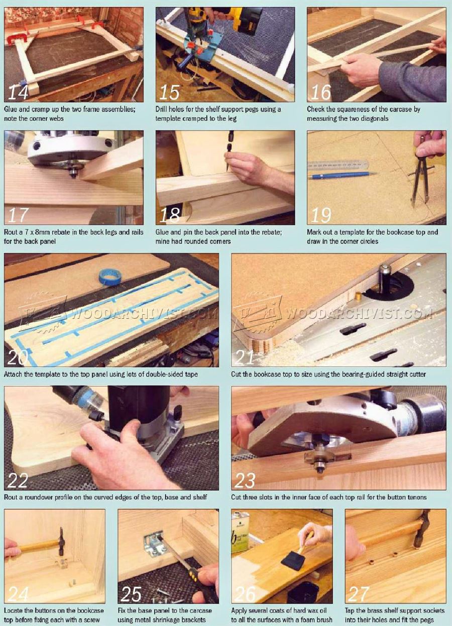 Curvy Bookcase Plans