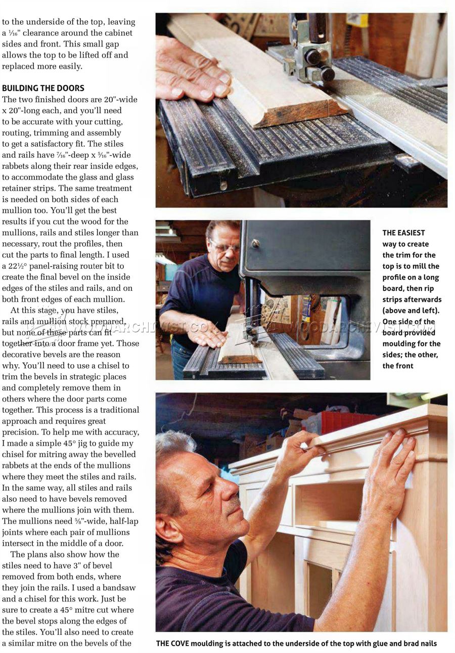 Glazed Sideboard Plans